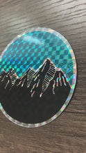 Load and play video in Gallery viewer, Mountain Sky Prismatic Sticker
