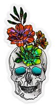 Load image into Gallery viewer, Skullflowers Sticker
