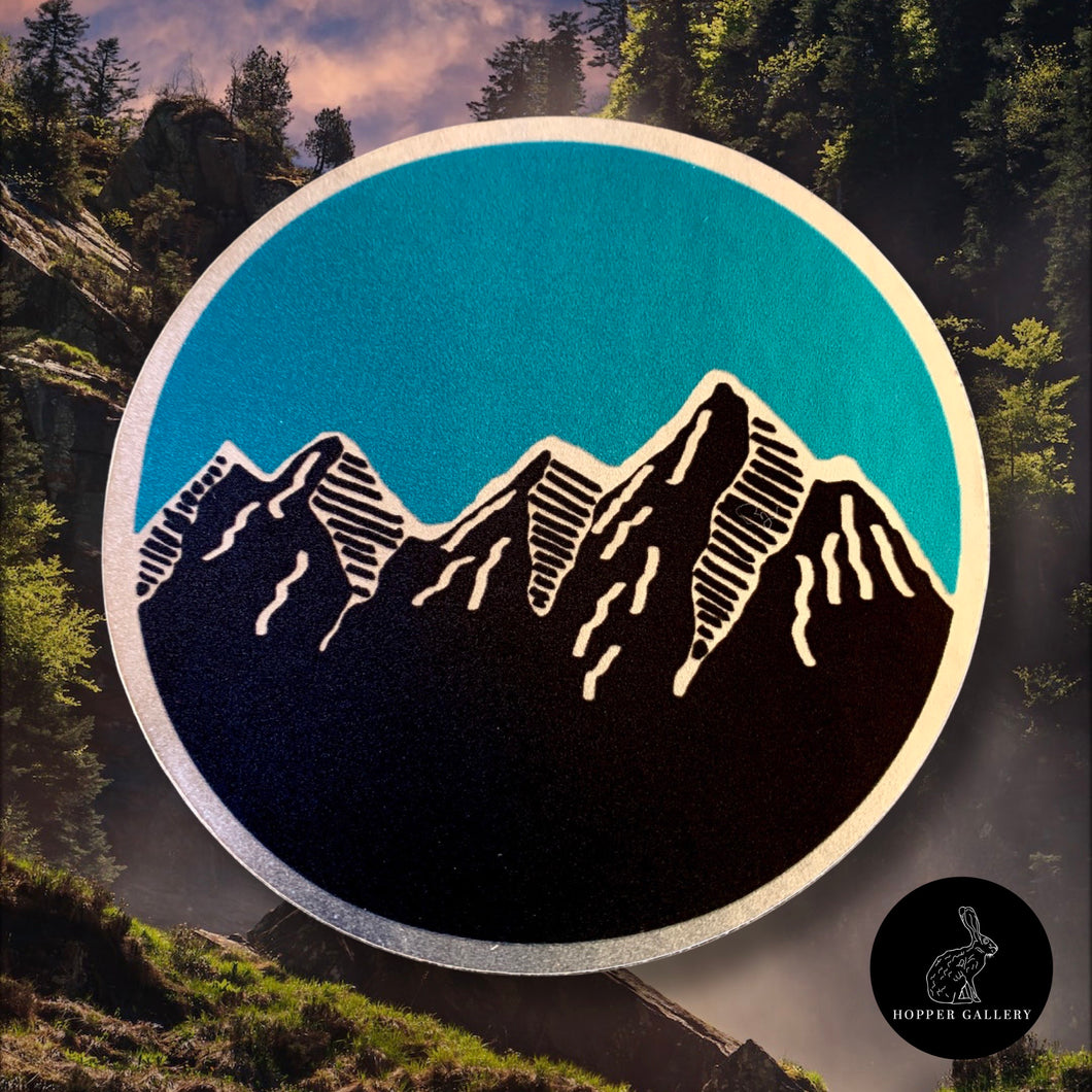 Mountain Sky Phantom Stickers